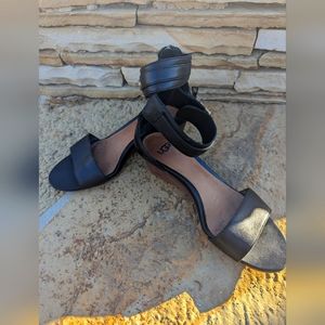 UGG Char Ankle Strap Wedge Sandals